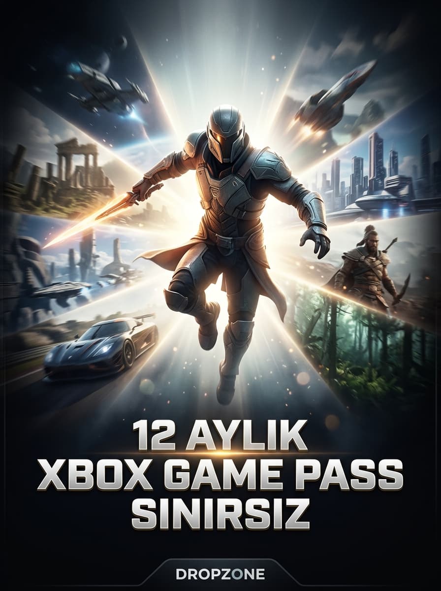 12 Aylık Xbox Game Pass Sınırsız