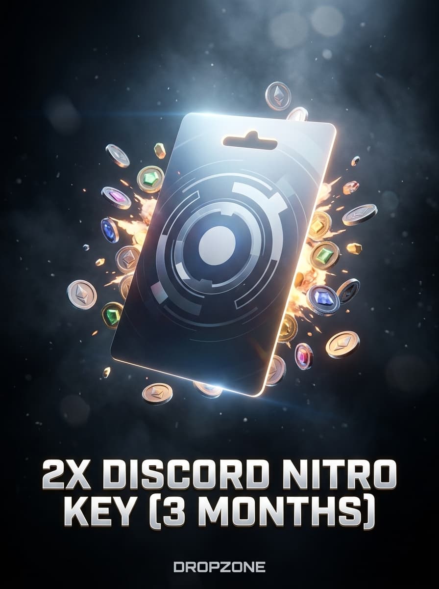 2x Discord Nitro Key (3 Months)