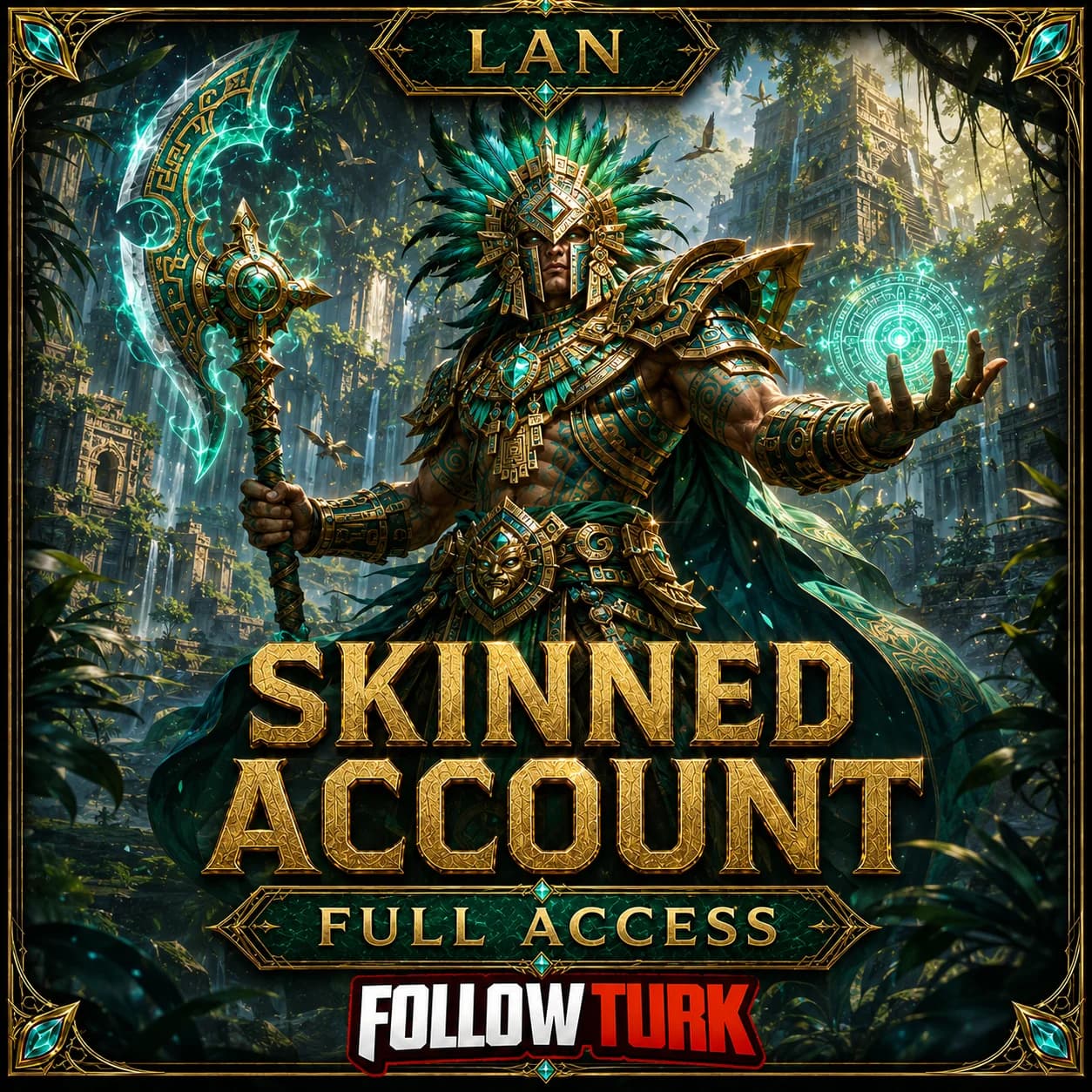LAN Full Access Legend Skinned Account