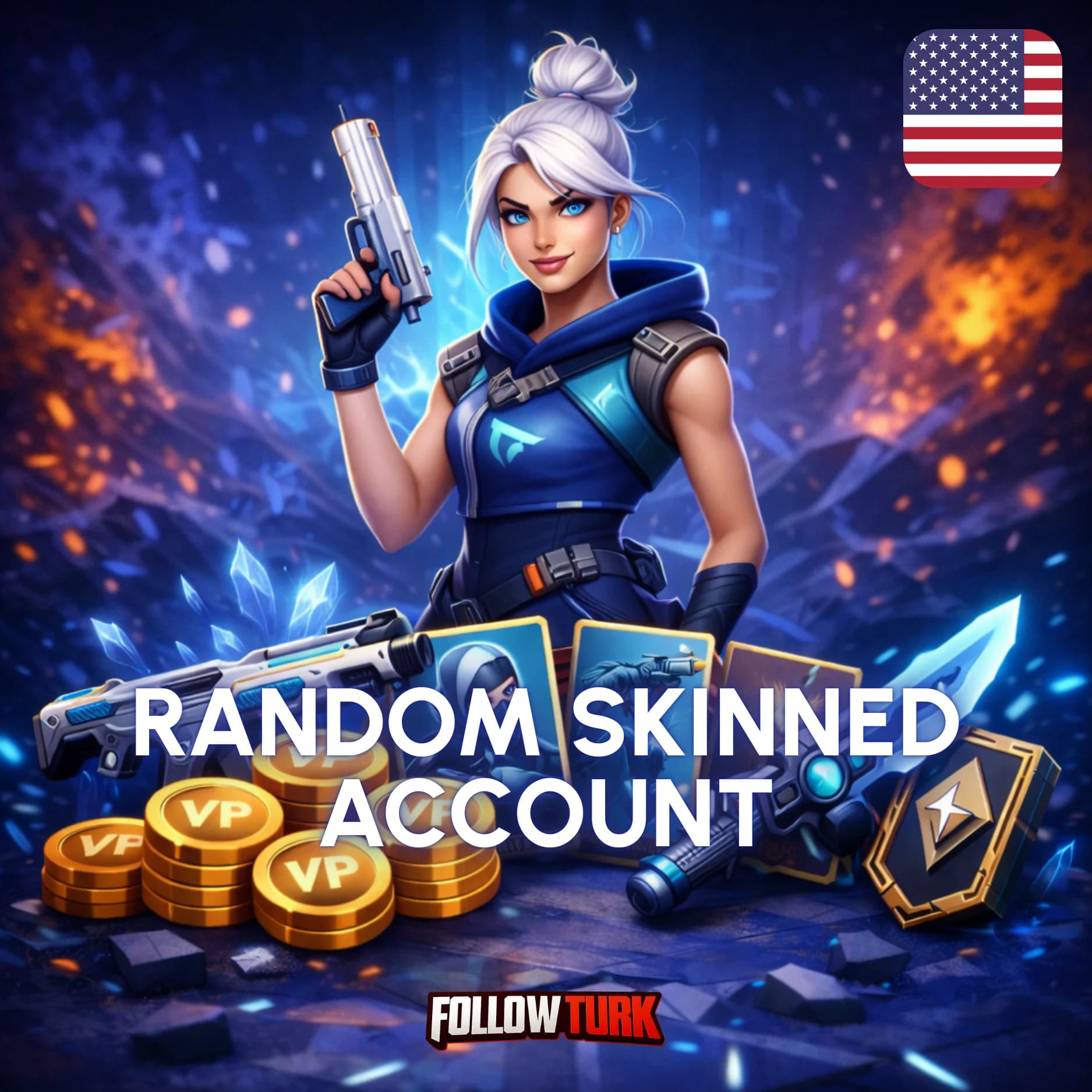 NA - North America Random Skinned Account - Full Access