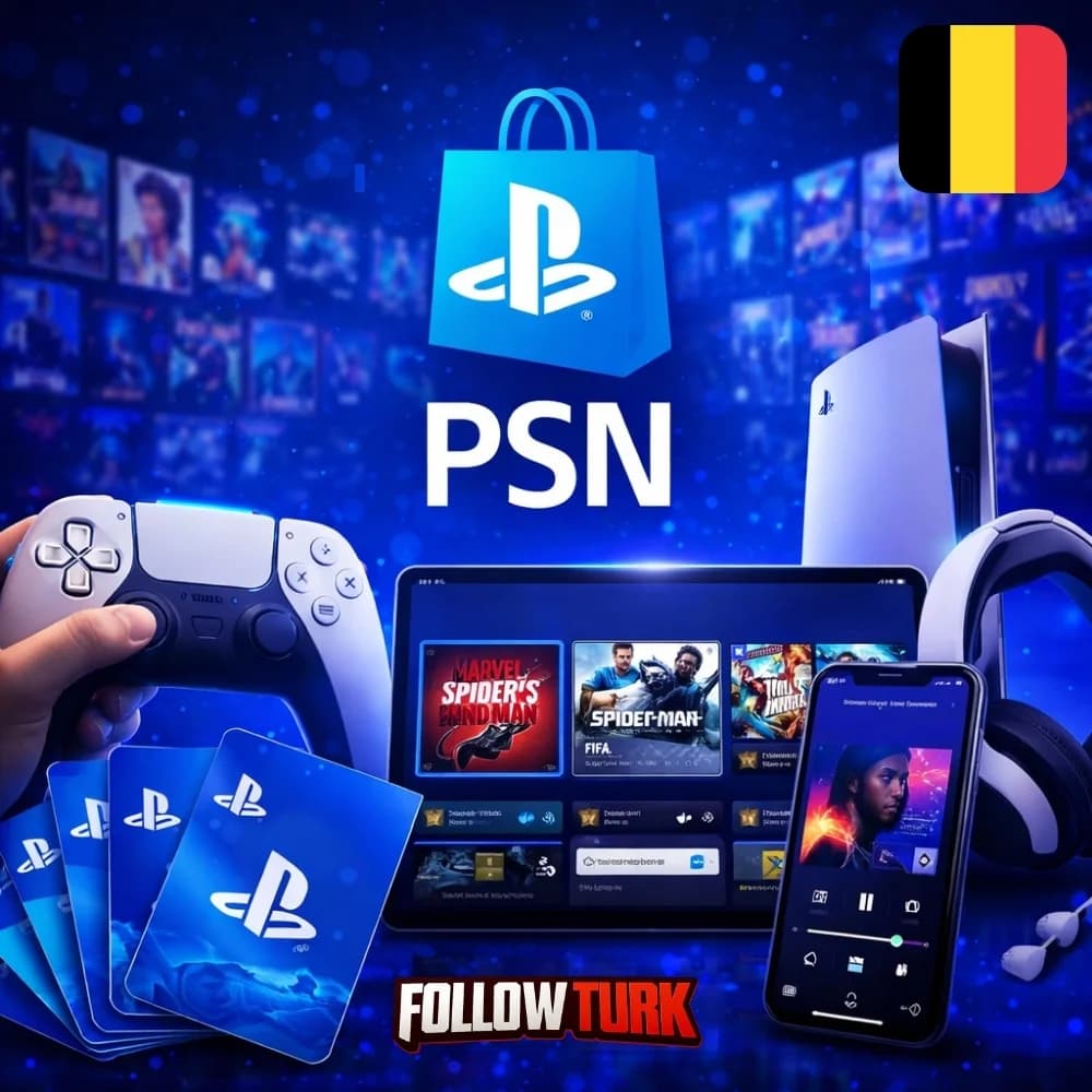 PlayStation Belgium PSN Card