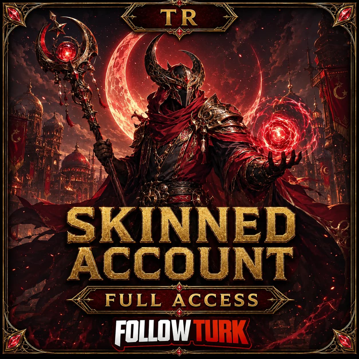Turkey Legend Full Access Skinned Account