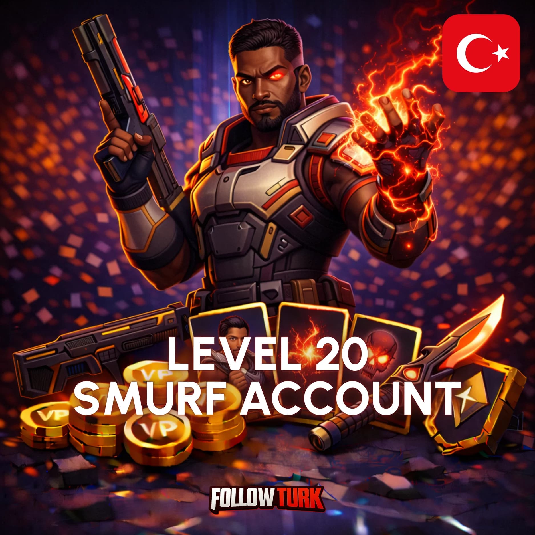 Turkey Valorant Smurf Account (TR)