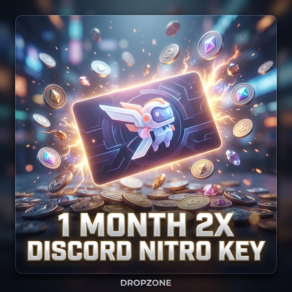 1 Month 2X Discord Nitro Key