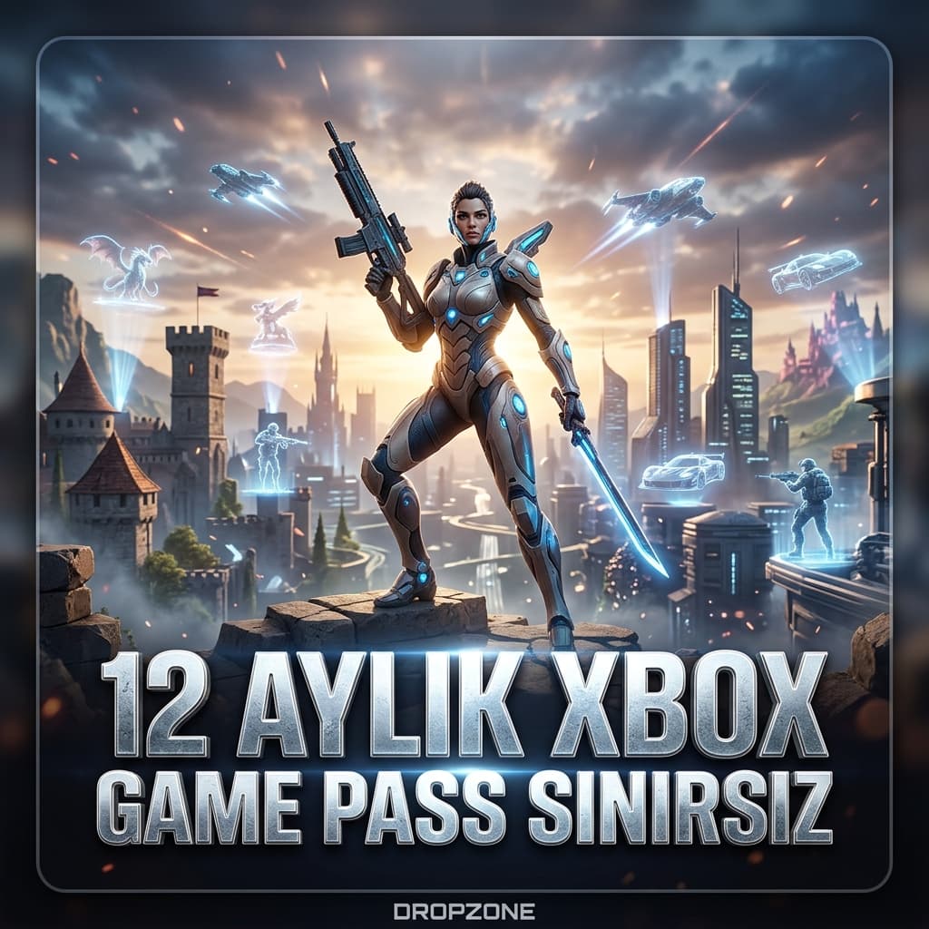 12 Aylık Xbox Game Pass Sınırsız