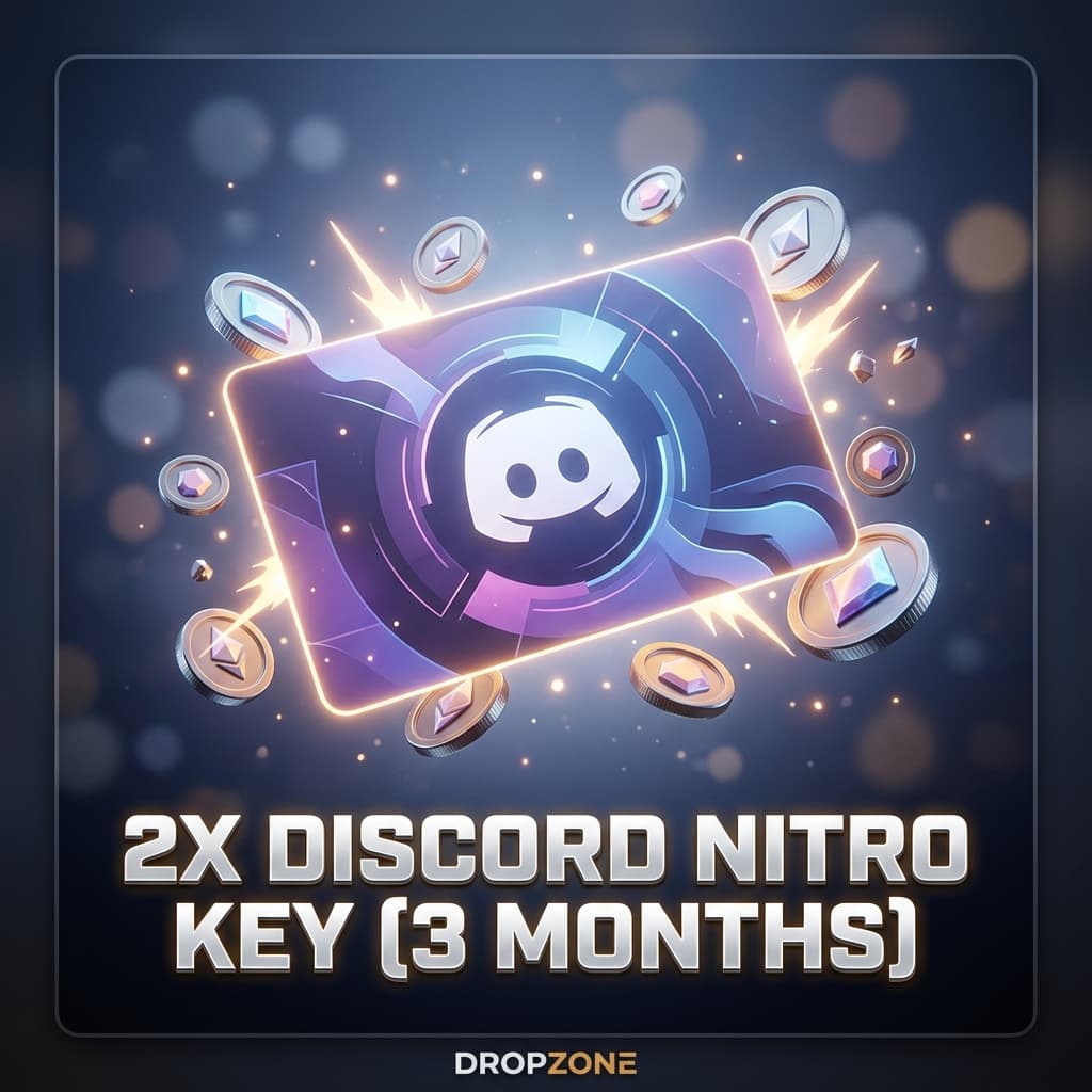2x Discord Nitro Key (3 Months)