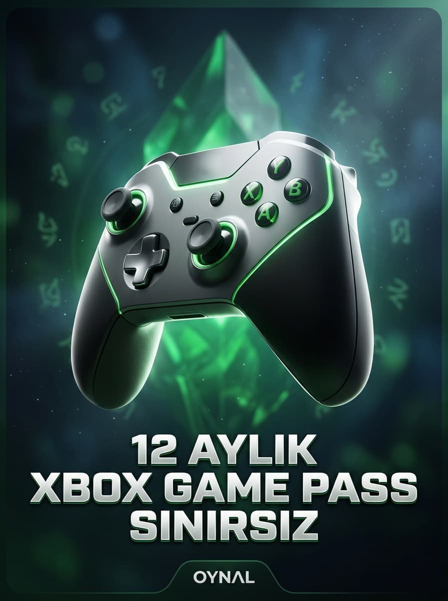 12 Aylık Xbox Game Pass Sınırsız