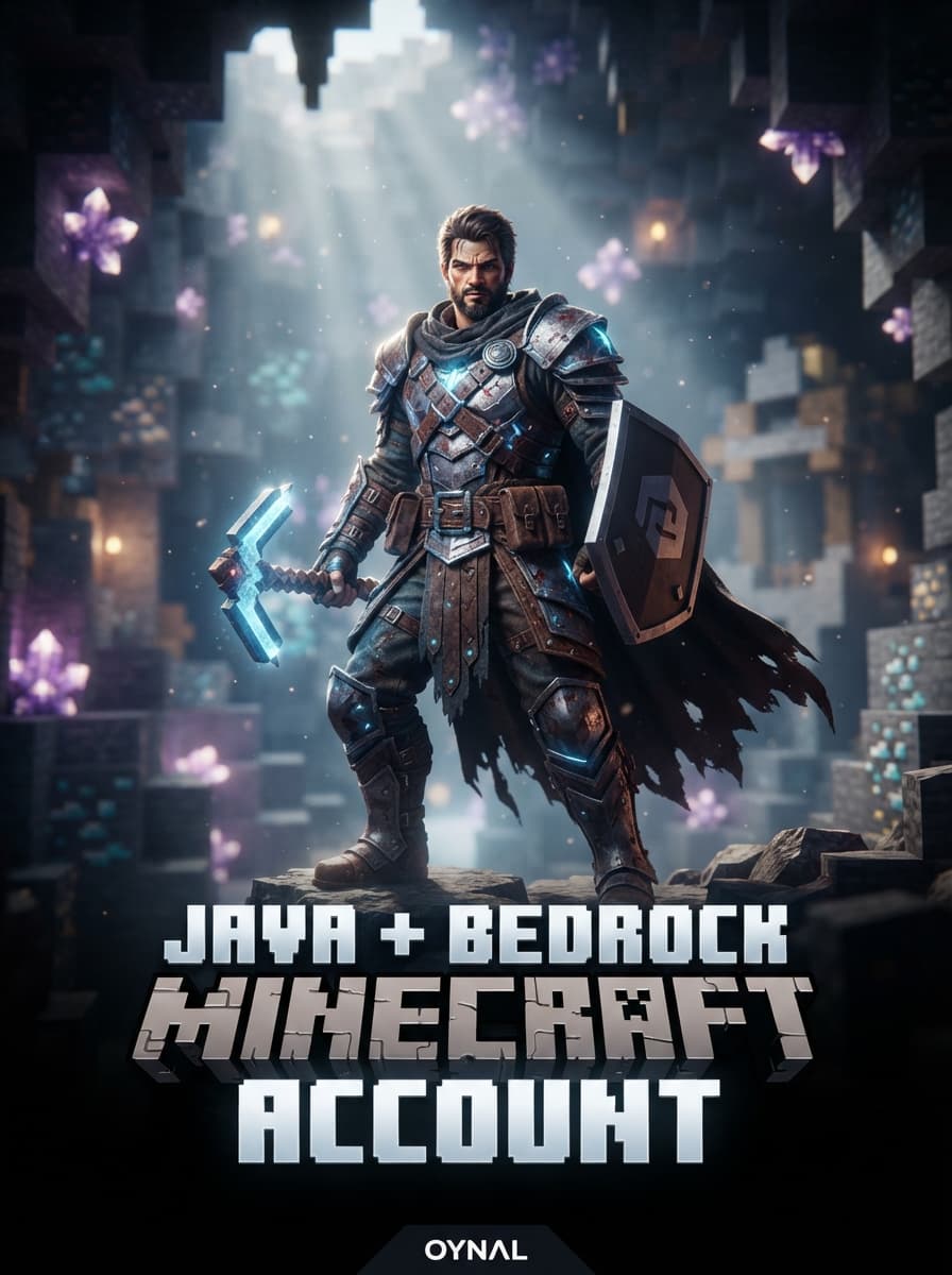 Java + Bedrock Minecraft Account