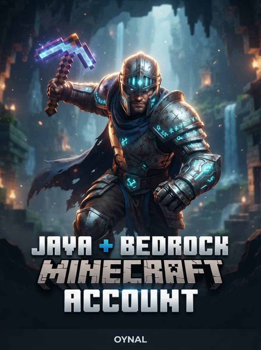 Java + Bedrock Minecraft Account