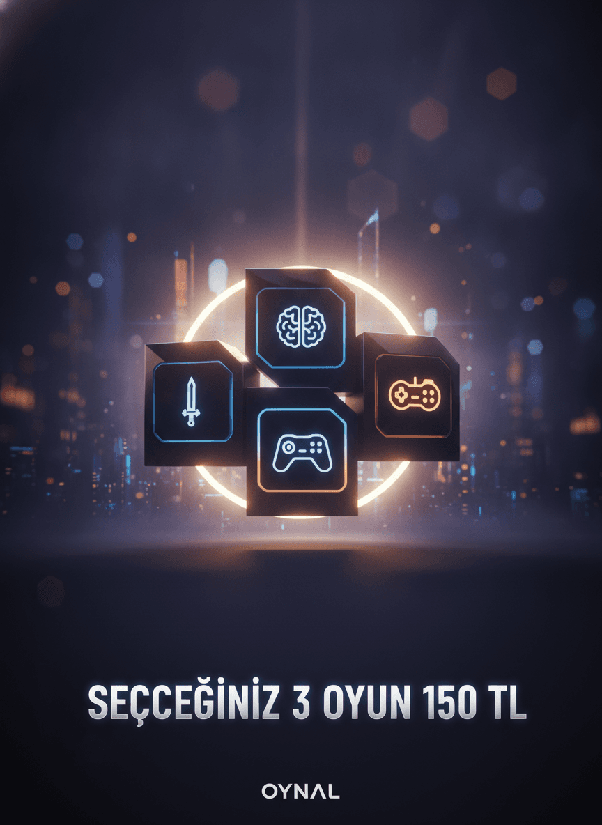 Seçeceğiniz 3 Oyun 150 TL