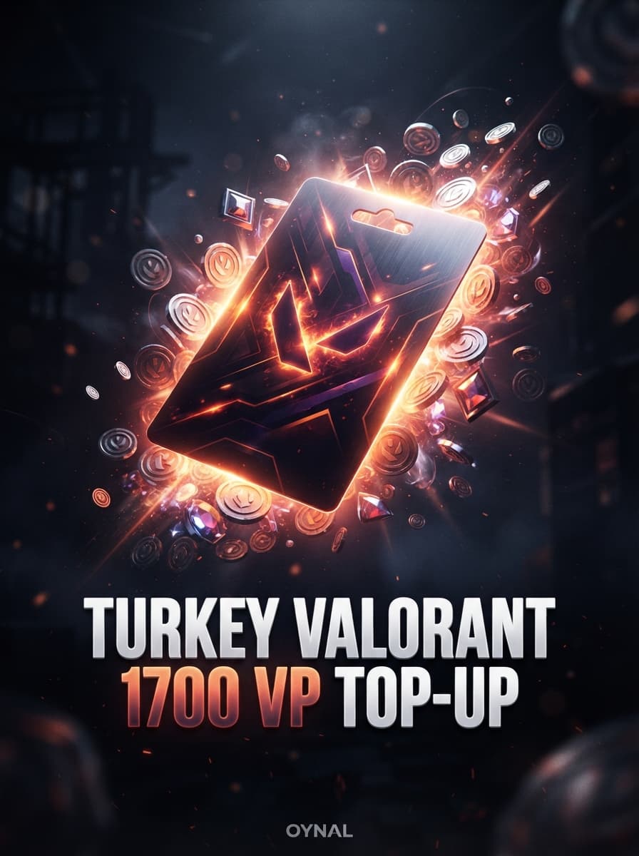 Turkey Valorant 1700 VP Top-Up