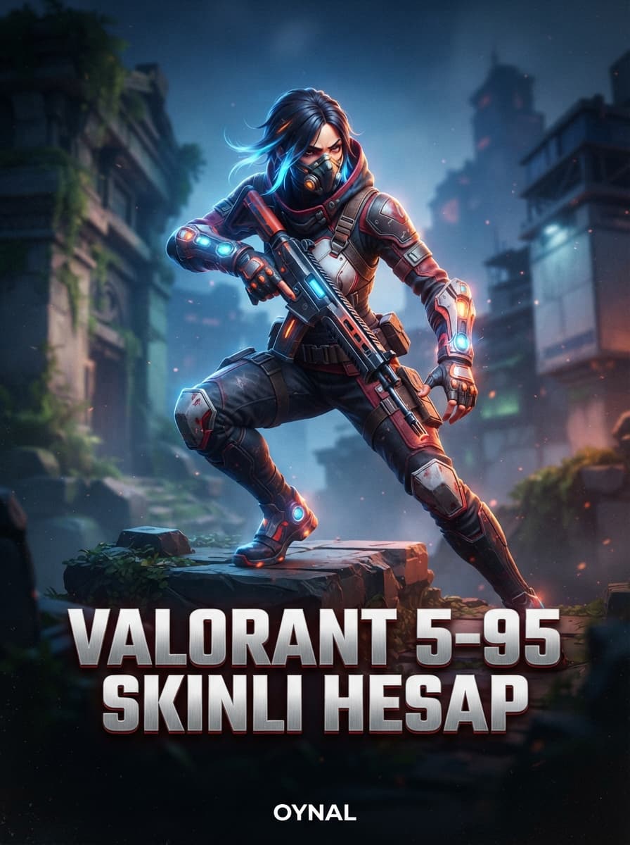 Valorant 5-95 Skinli Hesap