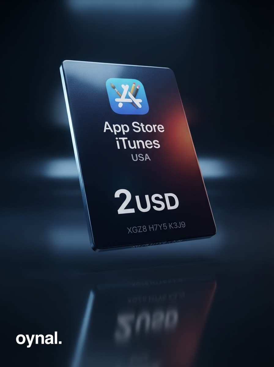2 USD App Store iTunes Hediye Kartı