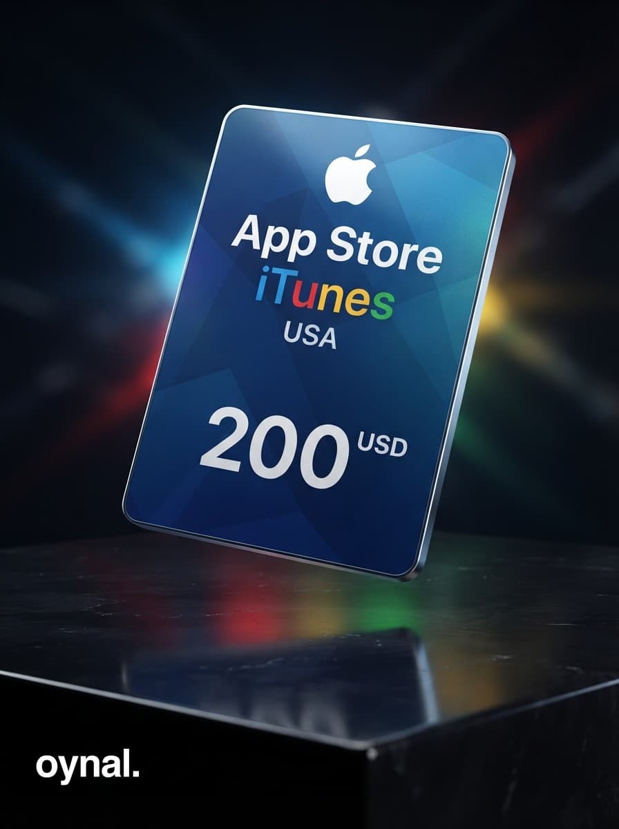 200 USD App Store iTunes Hediye Kartı