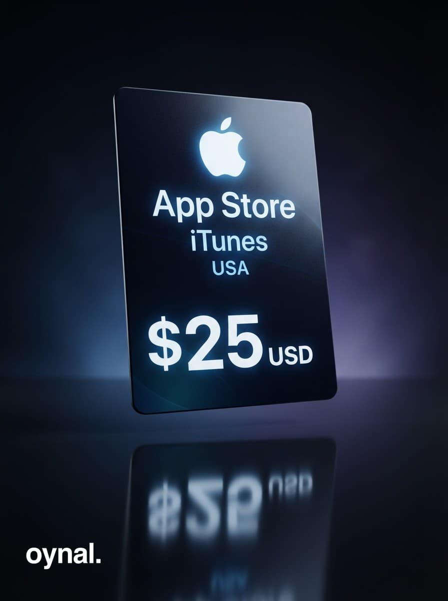 25 USD App Store iTunes Hediye Kartı