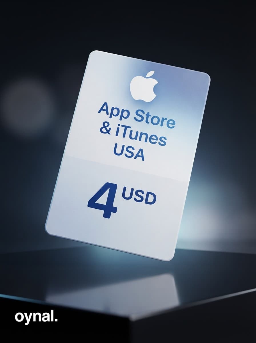 4 USD App Store iTunes Hediye Kartı