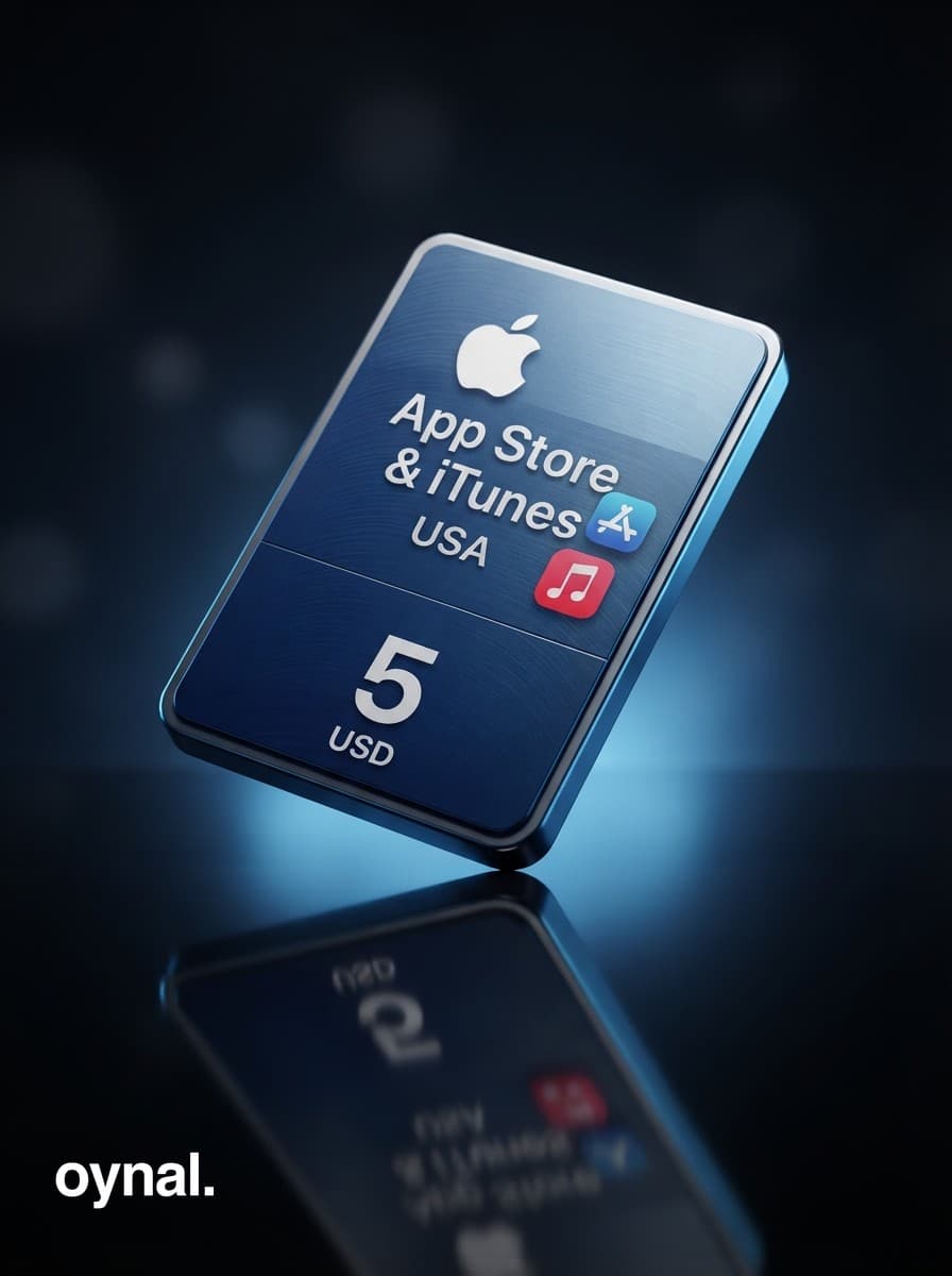 5 USD App Store iTunes Hediye Kartı
