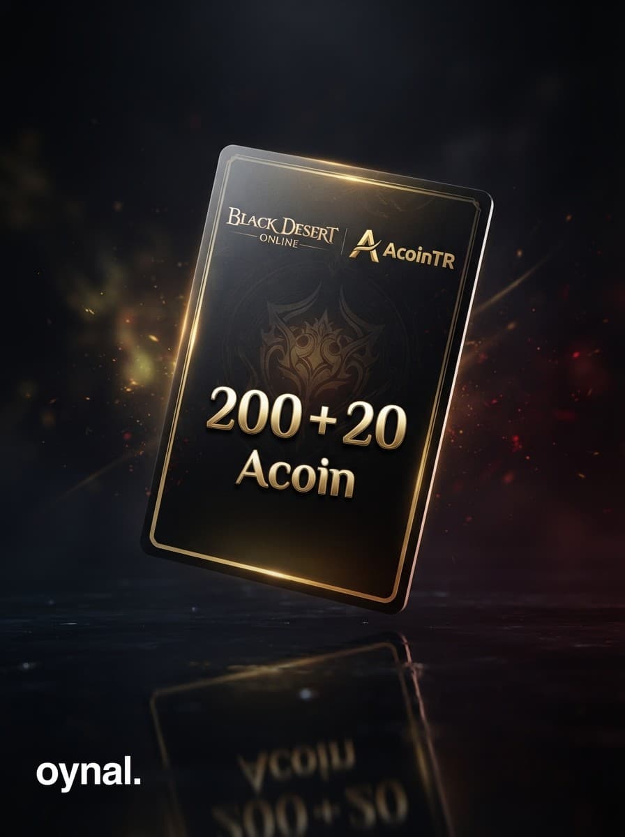 Black Desert 200 + 20 Acoin