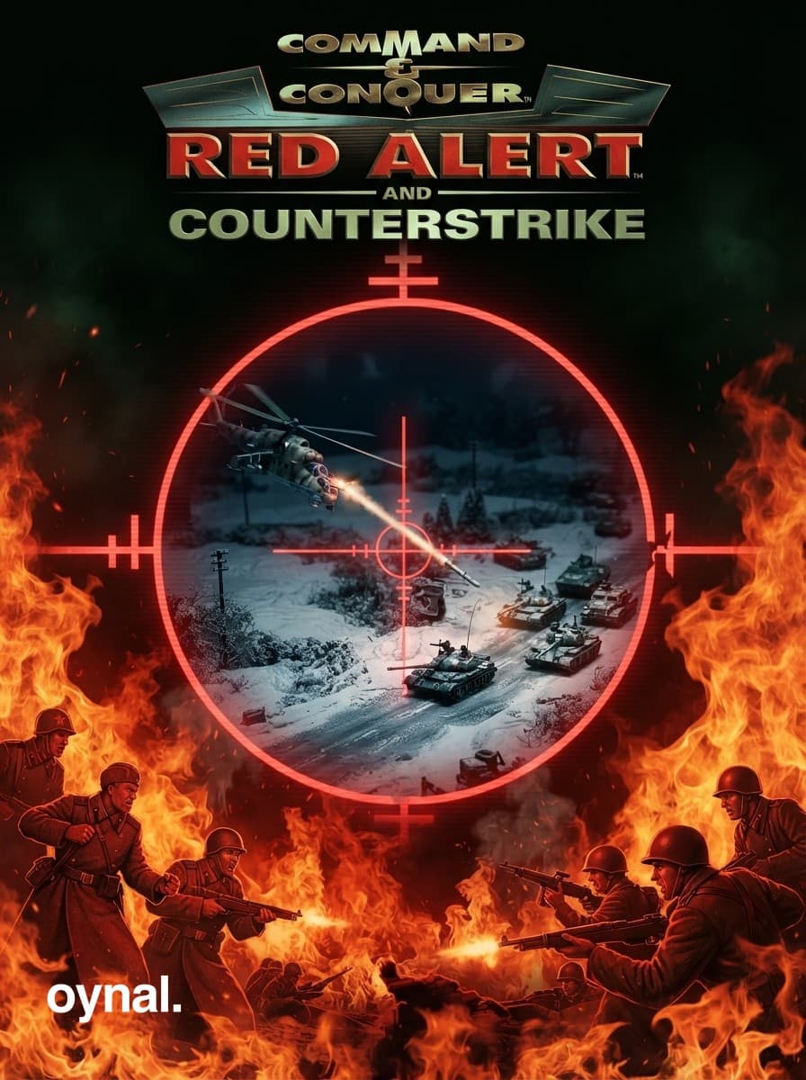 Command & Conquer Red Alert, Counterstrike and The Aftermath