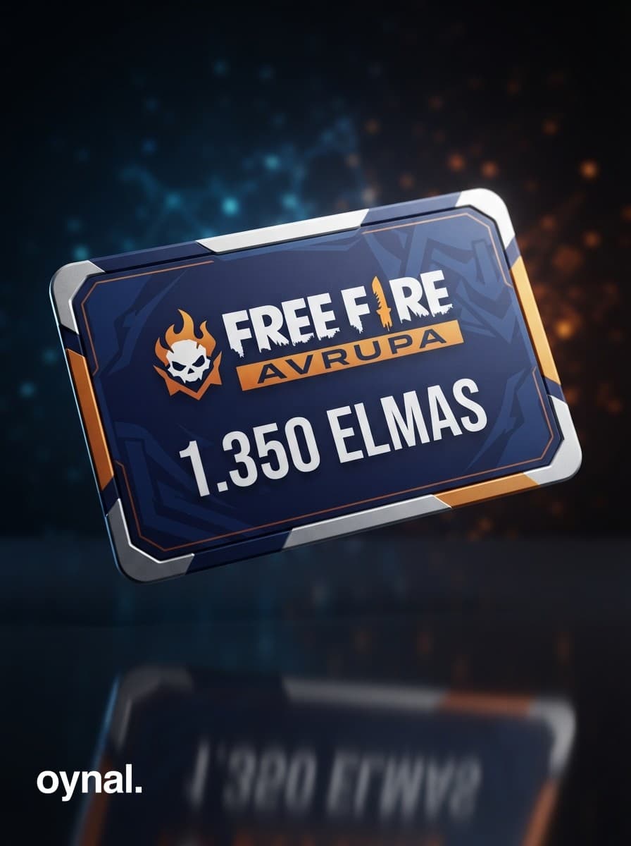 Free Fire Avrupa 1.350 Elmas