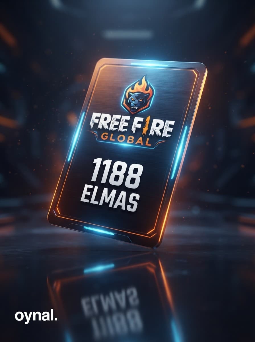 Free Fire Global 1188 Elmas
