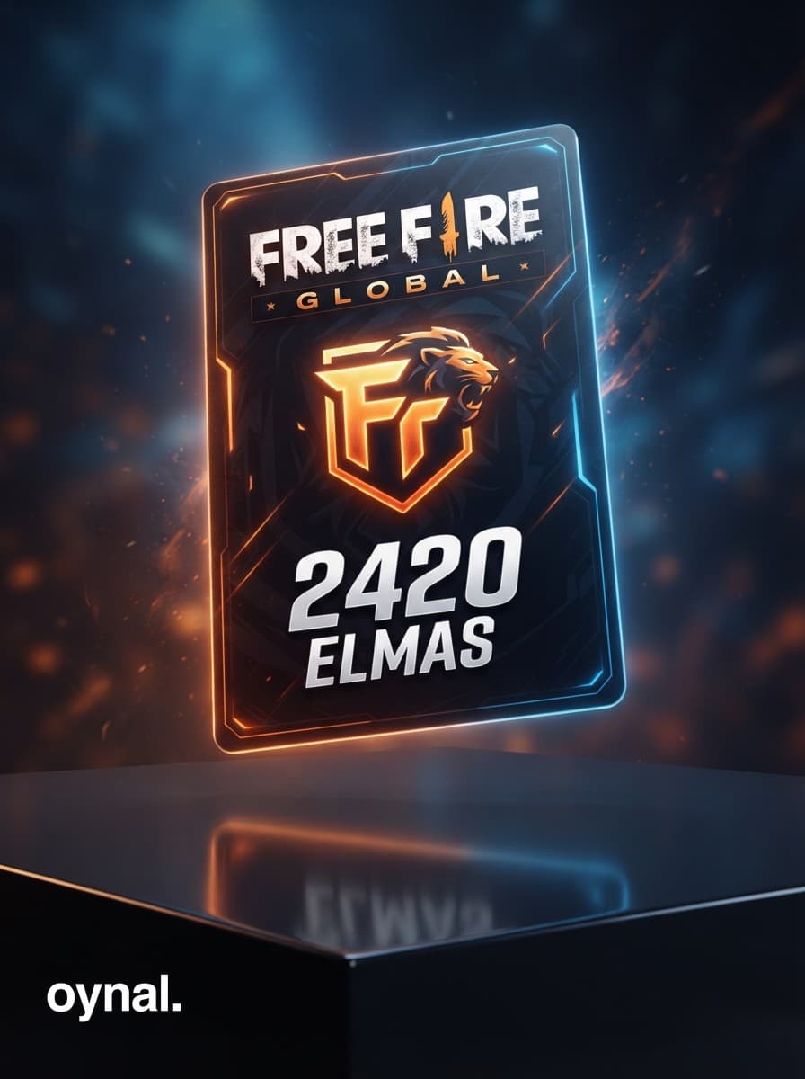 Free Fire Global 2420 Elmas
