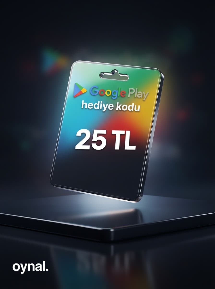 Google Play Hediye Kodu 25 TL