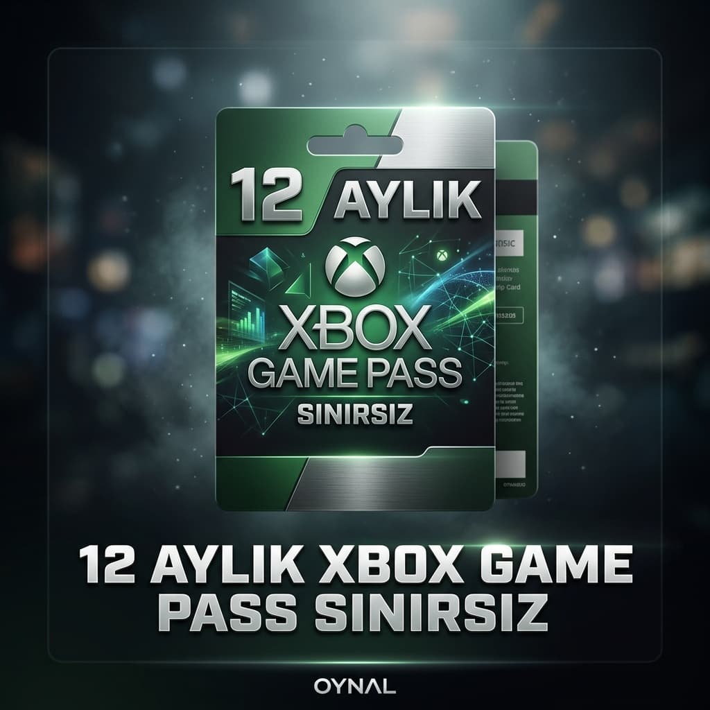 12 Aylık Xbox Game Pass Sınırsız