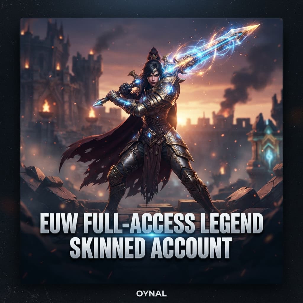 EUW Full-Access Legend Skinned Account