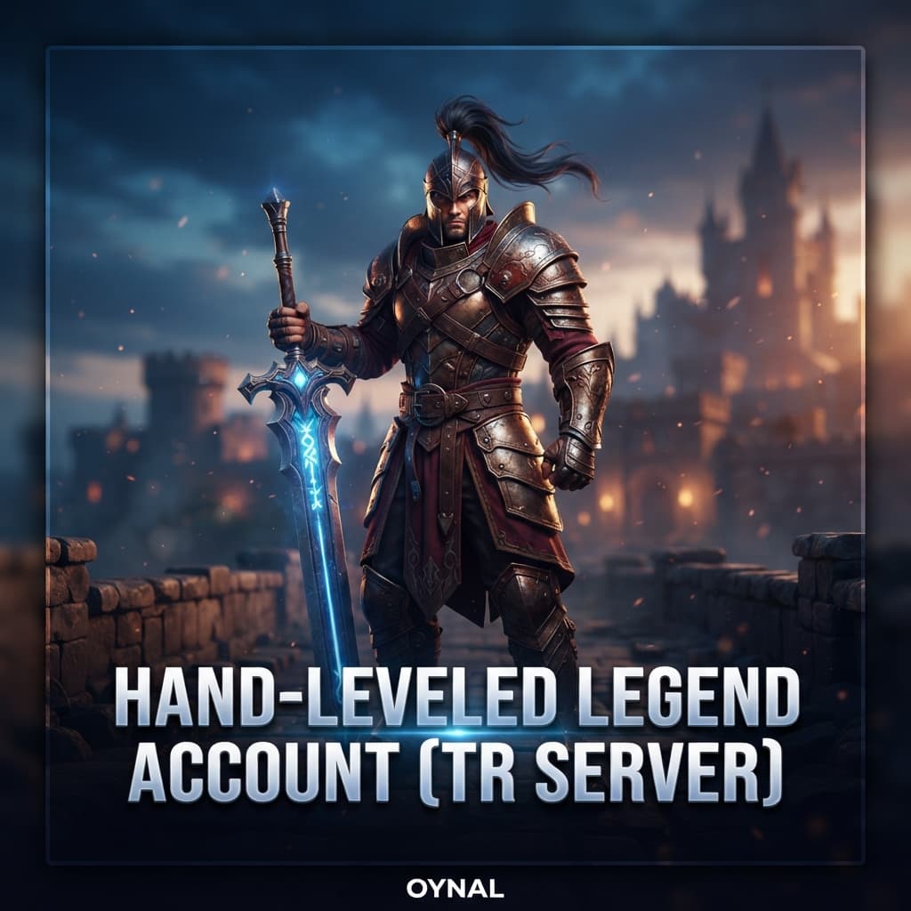 Hand-Leveled Legend Account (TR Server)