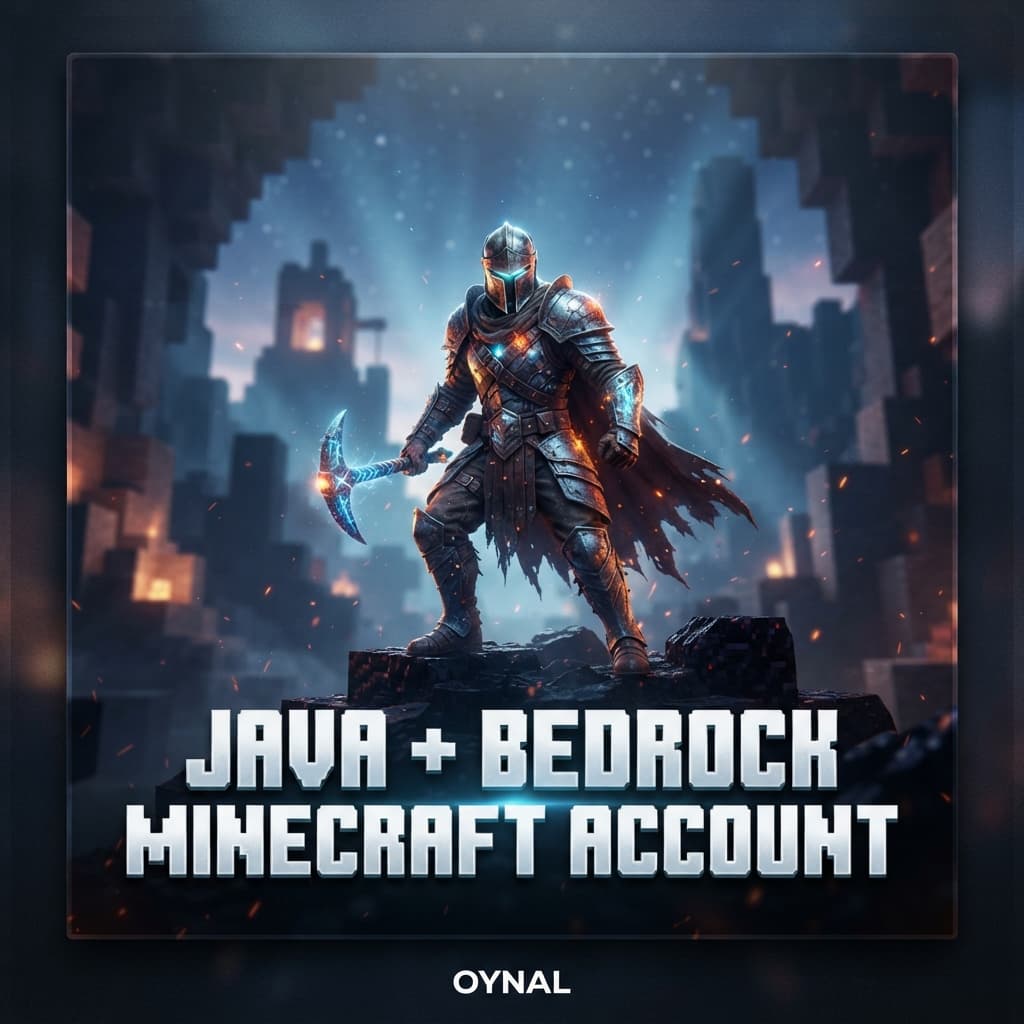 Java + Bedrock Minecraft Account