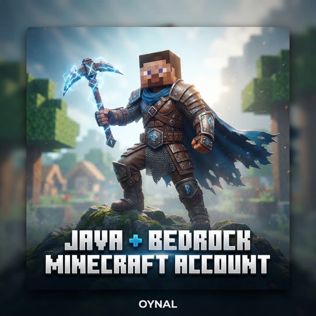 Java + Bedrock Minecraft Account