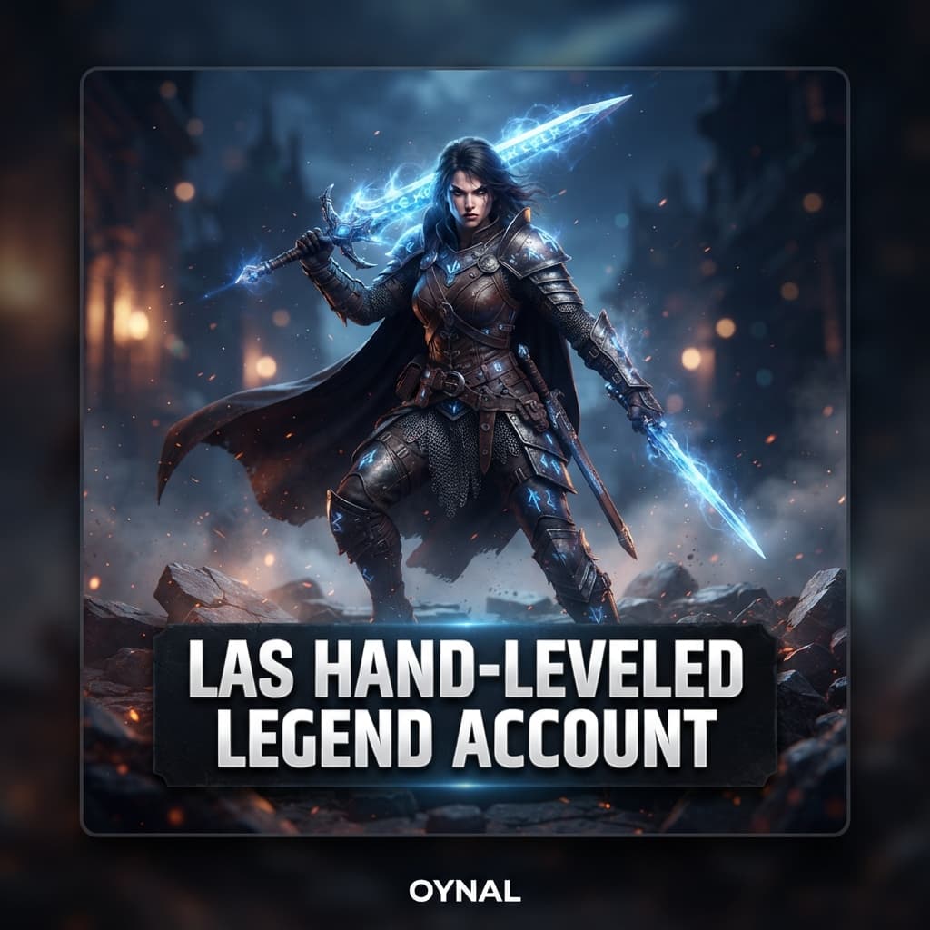 LAS Hand-Leveled Legend Account