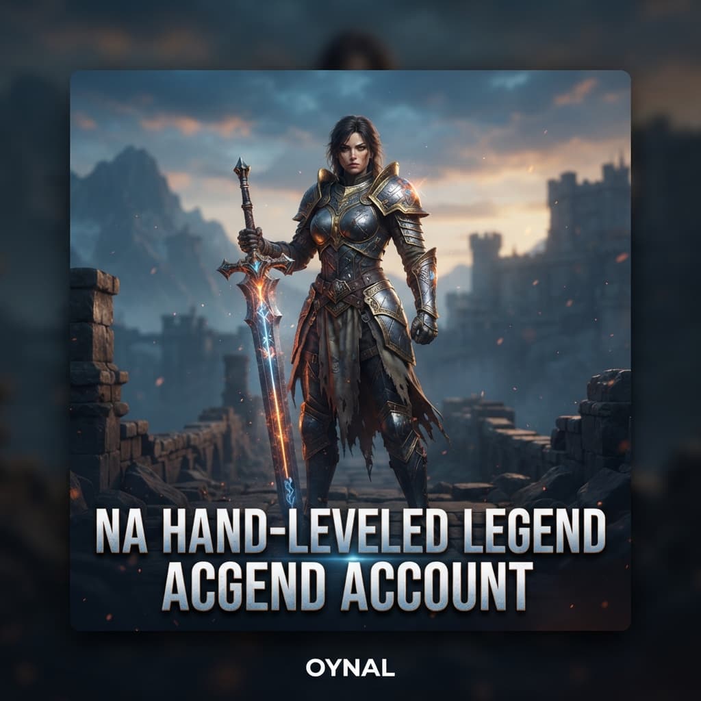 NA Hand-Leveled Legend Account
