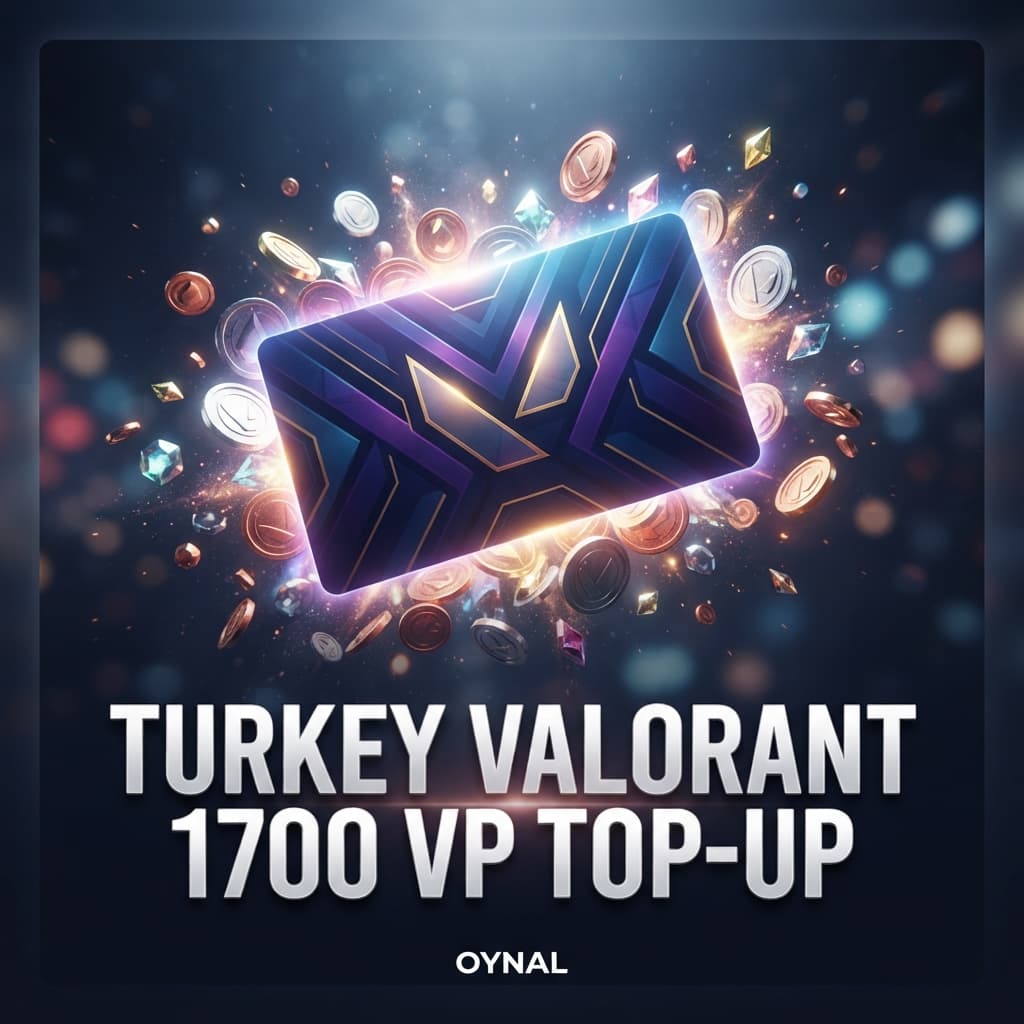 Turkey Valorant 1700 VP Top-Up