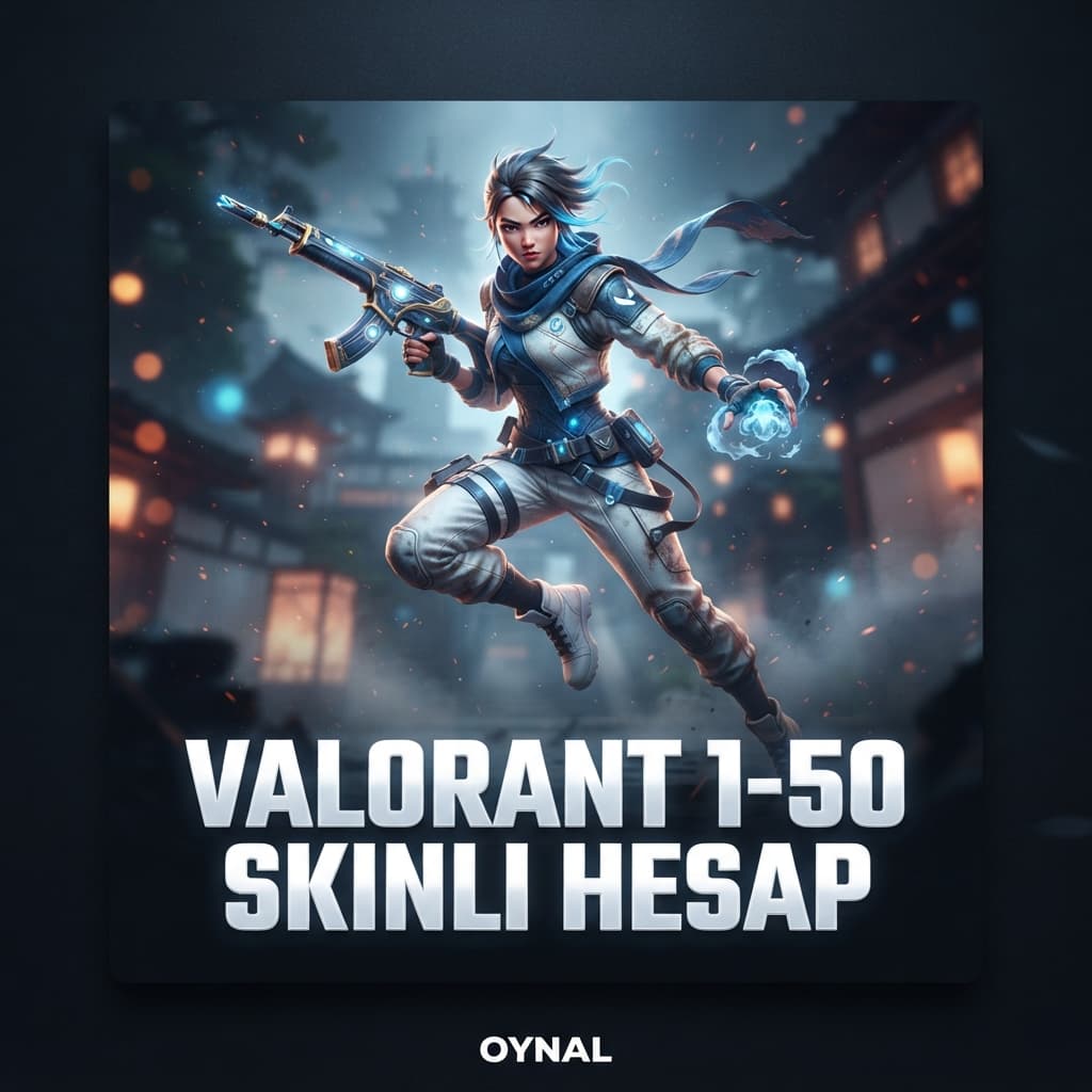 Valorant 1-50 Skinli Hesap