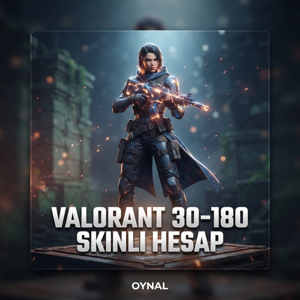 Valorant 30-180 Skinli Hesap