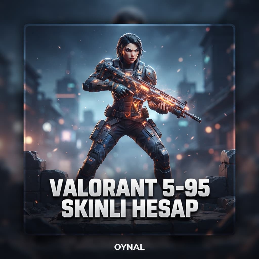 Valorant 5-95 Skinli Hesap