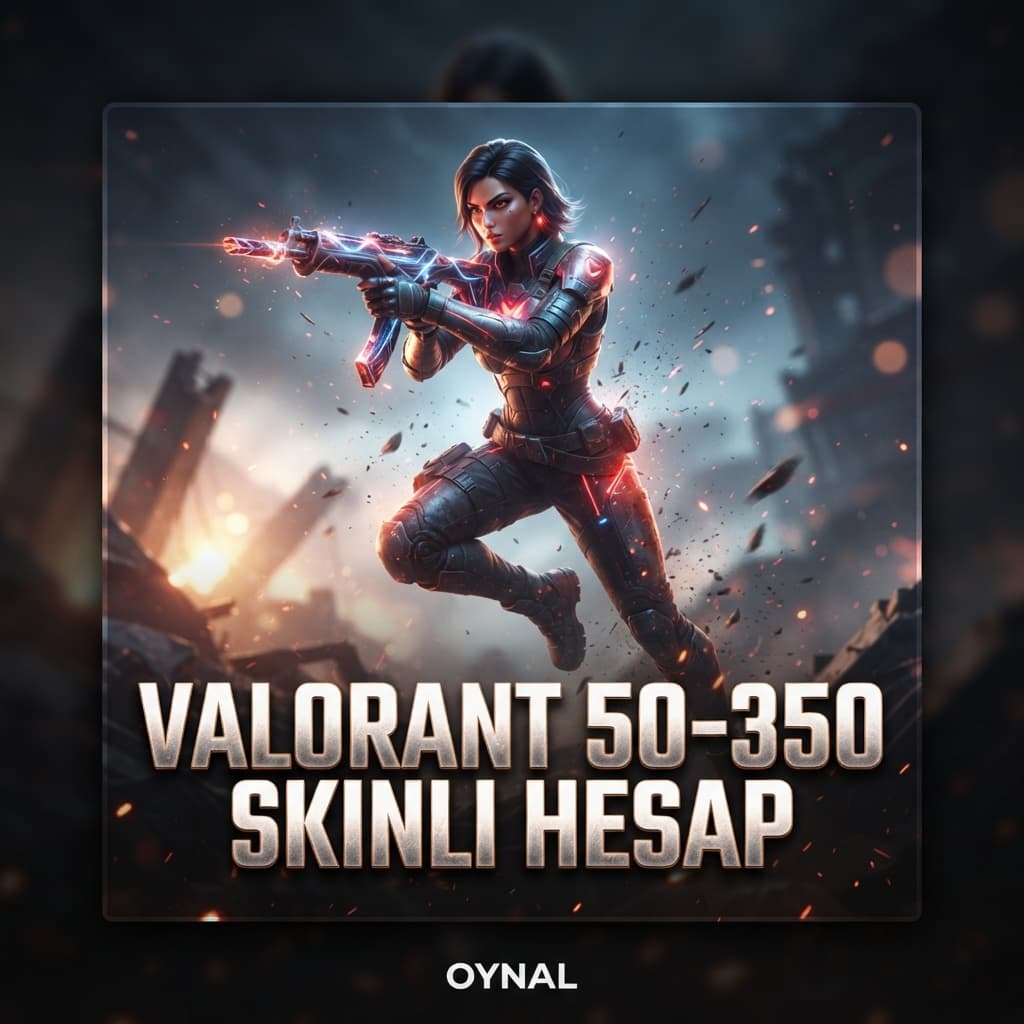 Valorant 50-350 Skinli Hesap