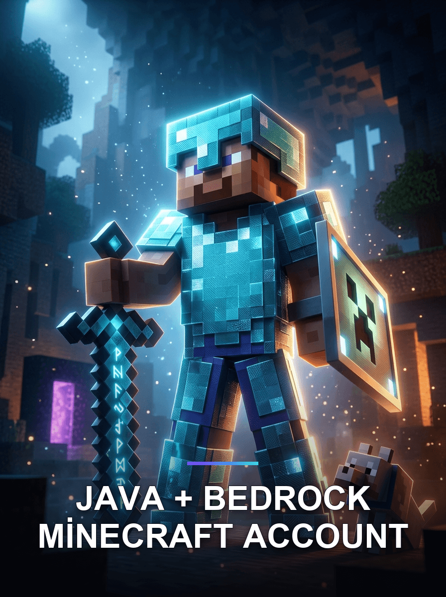 Java + Bedrock Minecraft Account