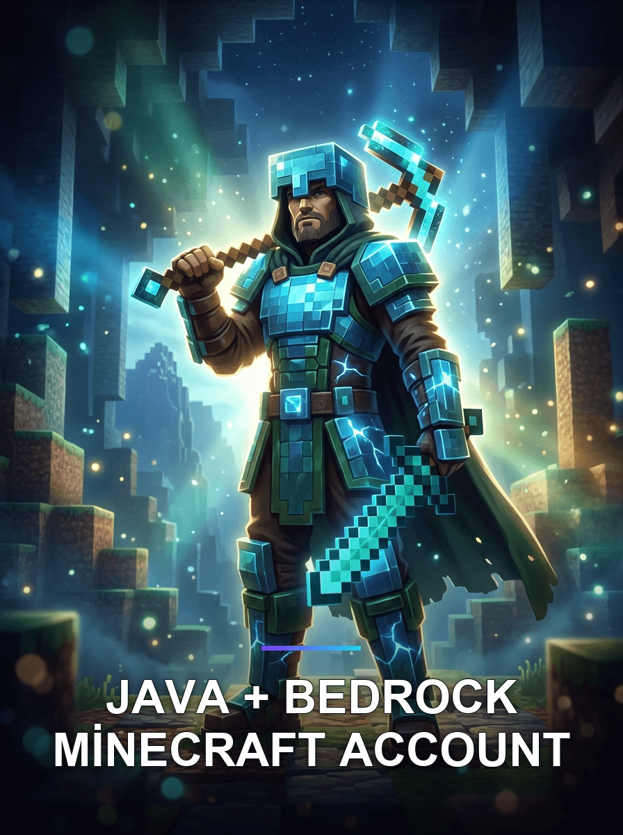 Java + Bedrock Minecraft Account