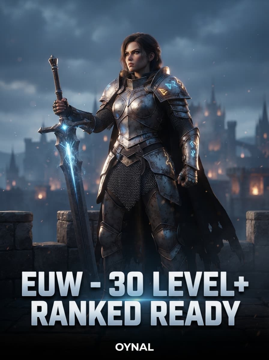EUW - 30 Level+ Ranked Ready