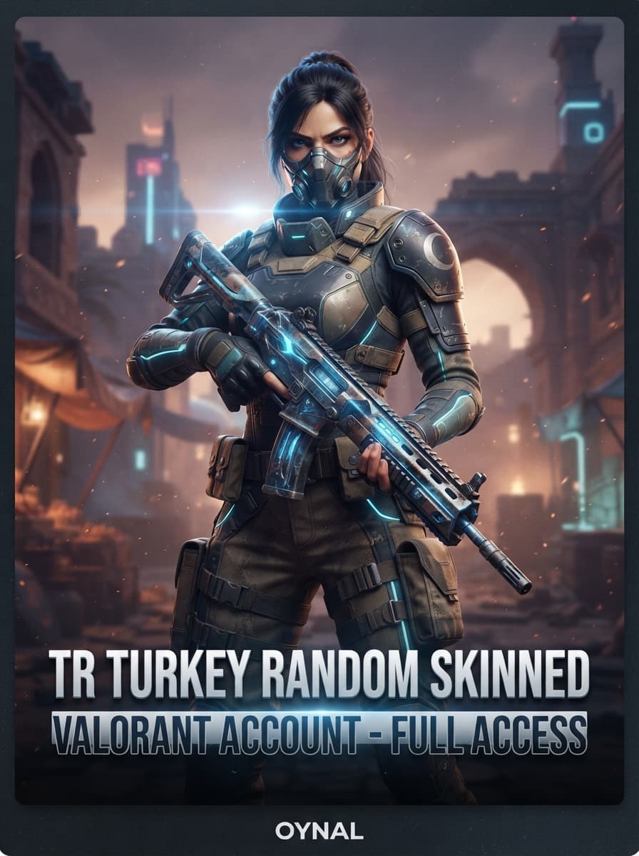 TR Turkey Random Skinned Valorant Account - Full Access