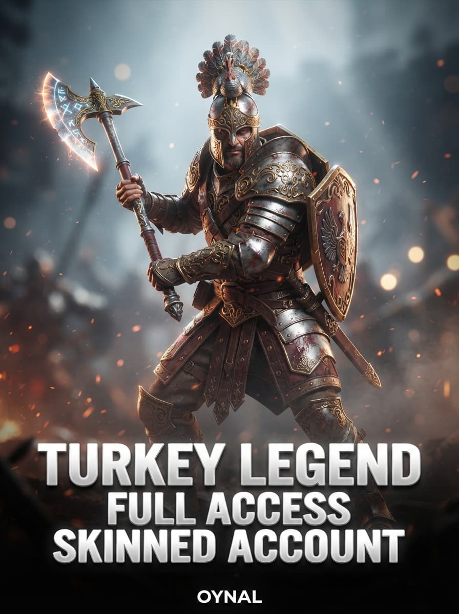 Turkey Legend Full Access Skinned Account