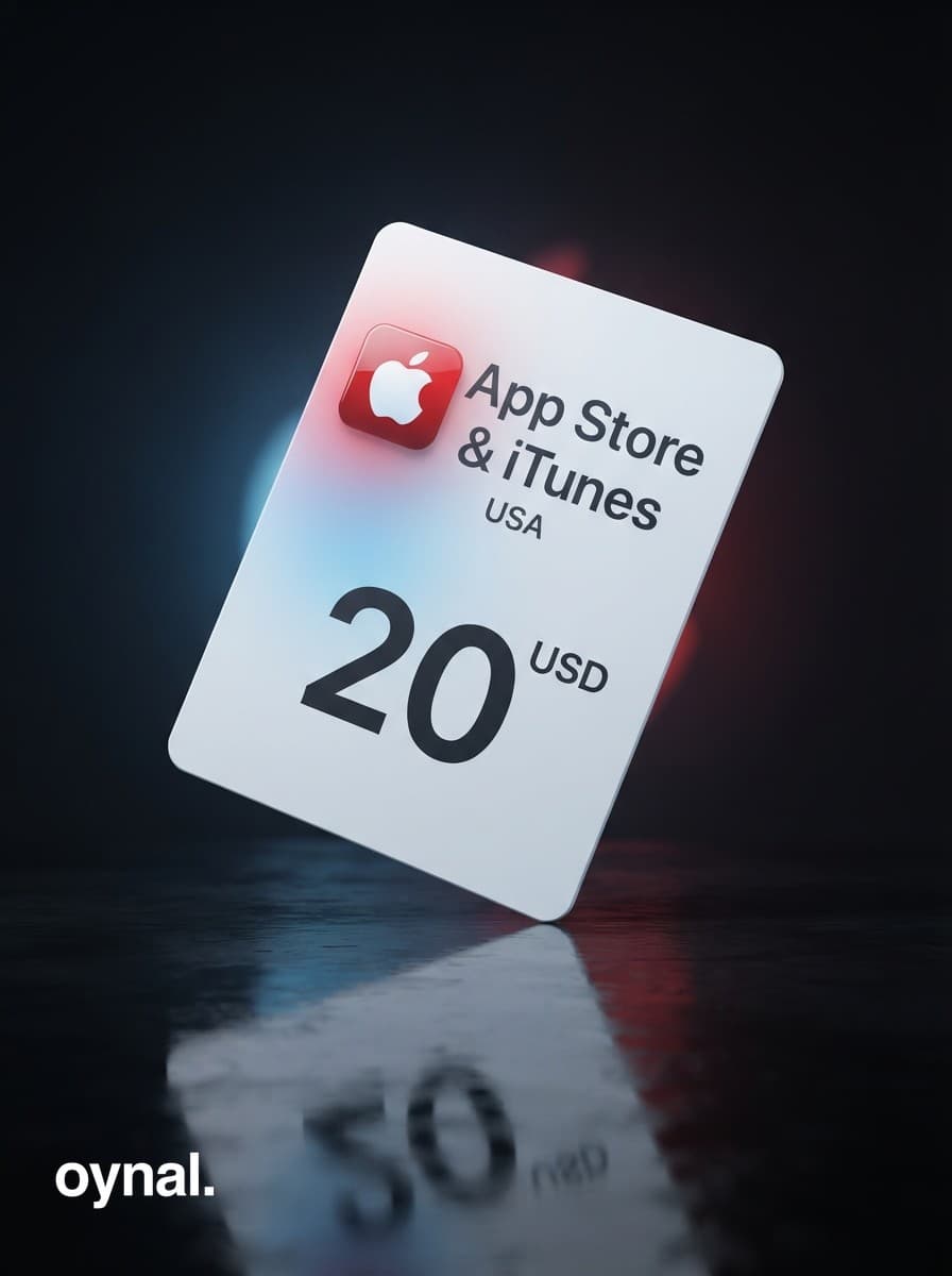 20 USD App Store iTunes Hediye Kartı