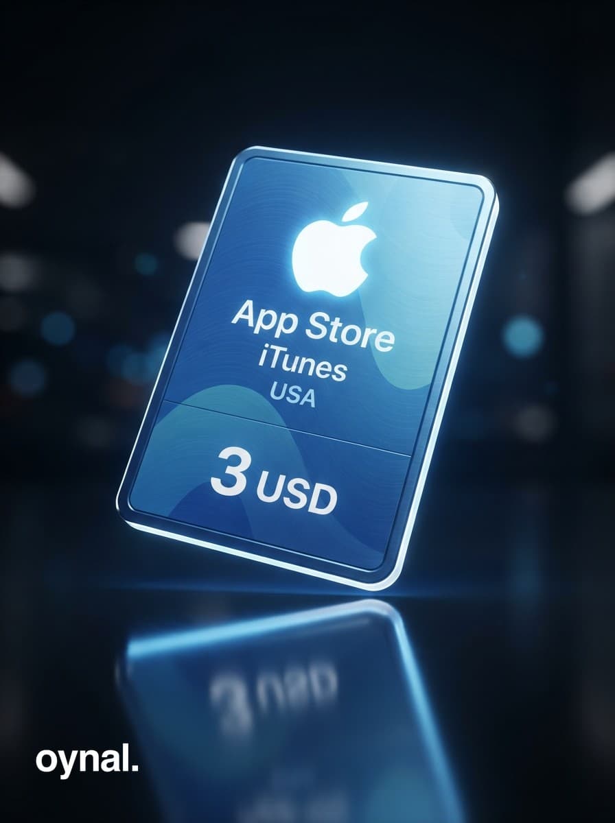 3 USD App Store iTunes Hediye Kartı