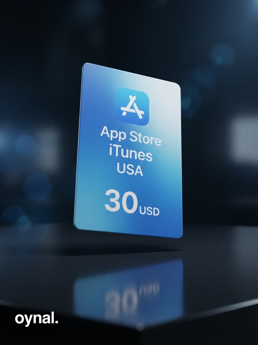 30 USD App Store iTunes Hediye Kartı