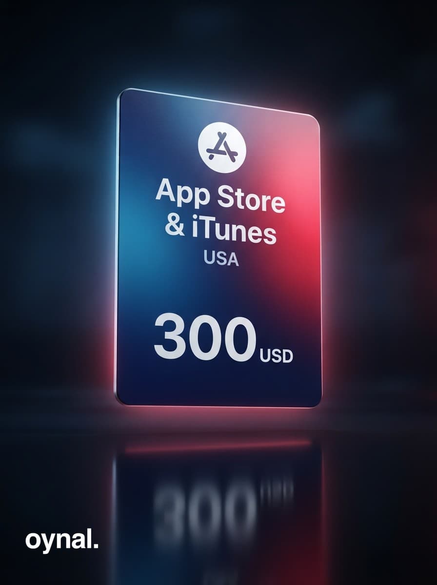 300 USD App Store iTunes Hediye Kartı