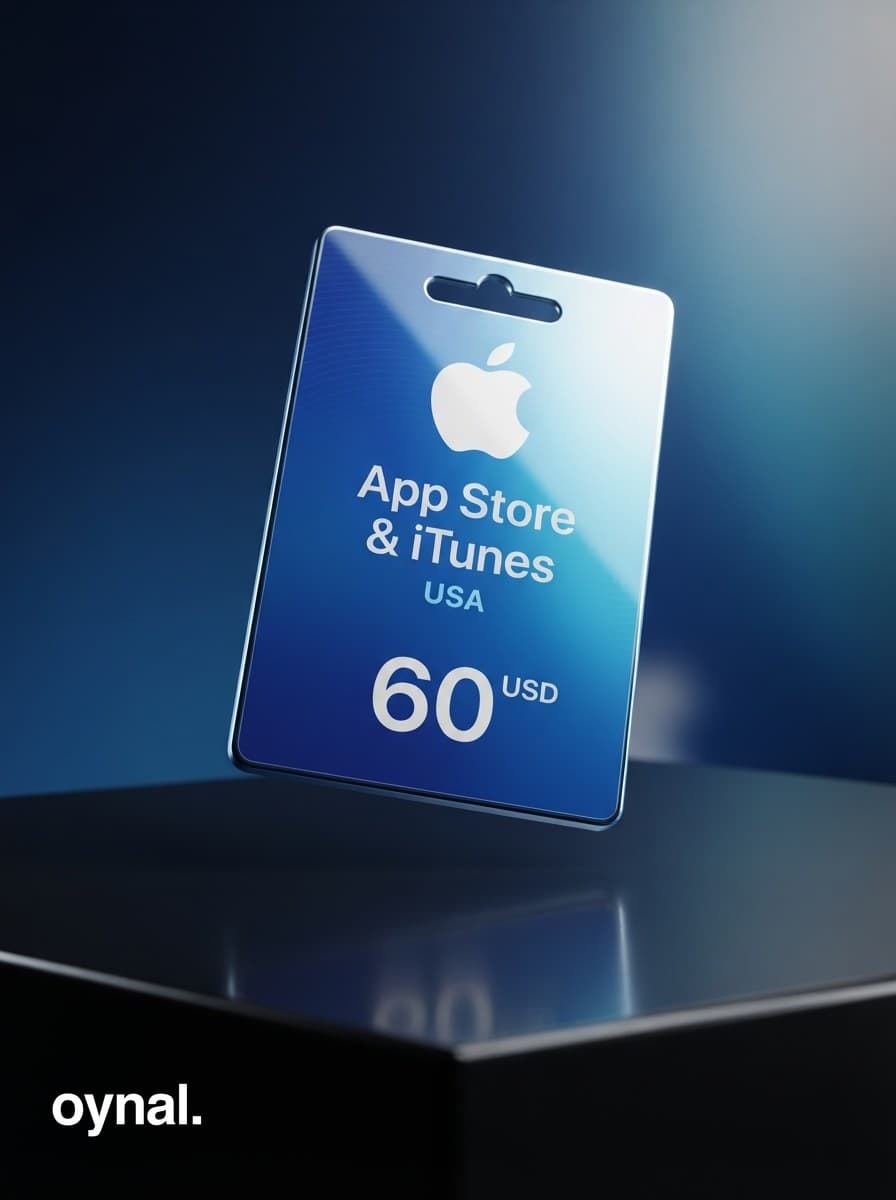 60 USD App Store iTunes Hediye Kartı