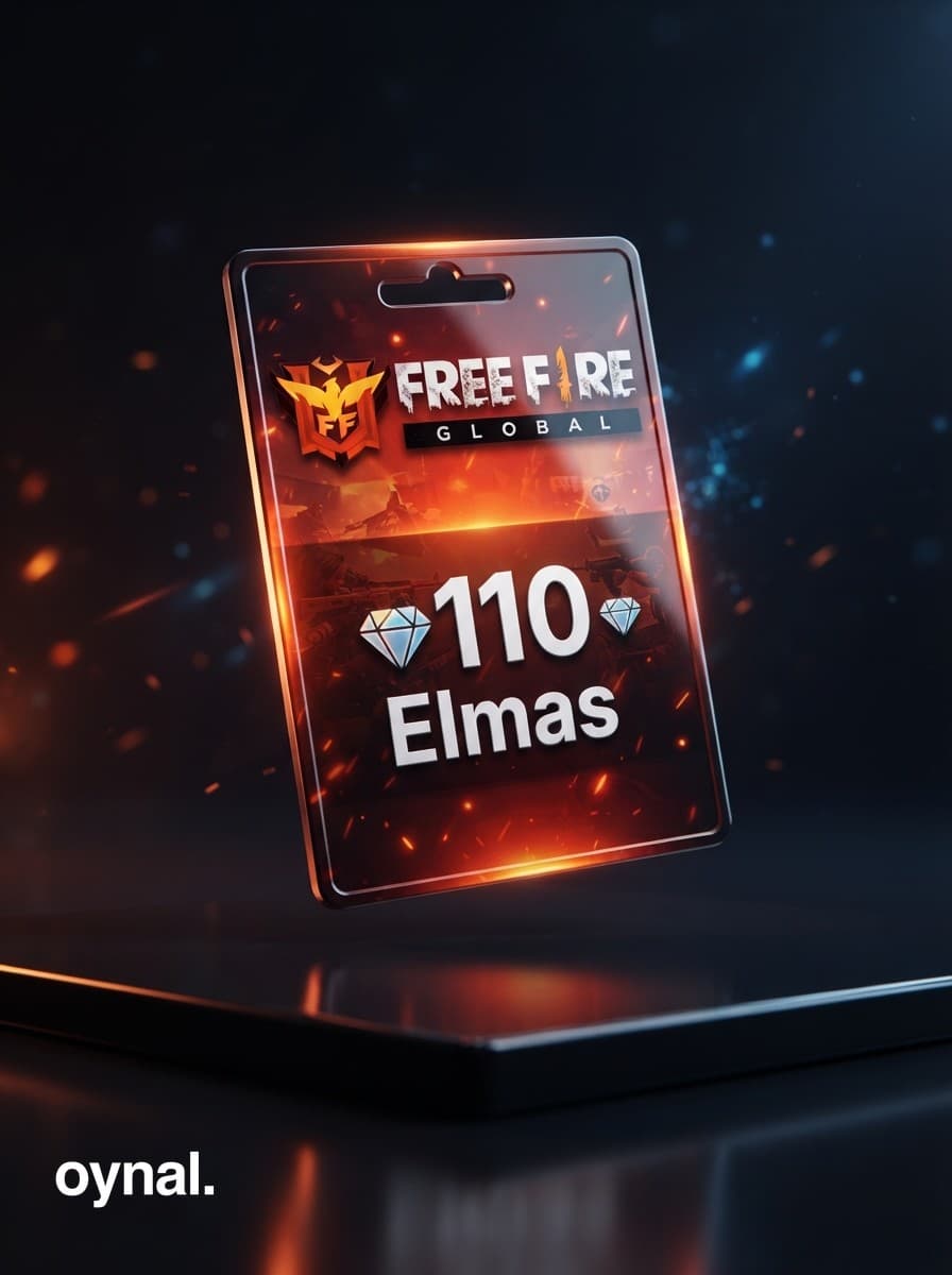 Free Fire Global 110 Elmas